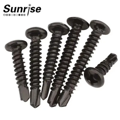 חומרה Black Oxide Phillips Drive Pan Head Drilling Screws EPDM Washer